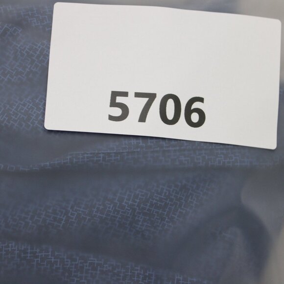 Lucky Brand Shirt Mens XL (17/17.5, 34/35) Blue Geometric Slim Fit 4 Way Stretch - Picture 13 of 13